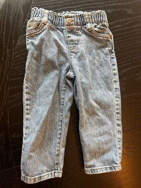 Cat & Jack paperbag waist jeans in size 2